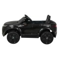Dětská baterie Range Rover Evoque černá + dálkové ovládání + pomalý start + MP3 LED