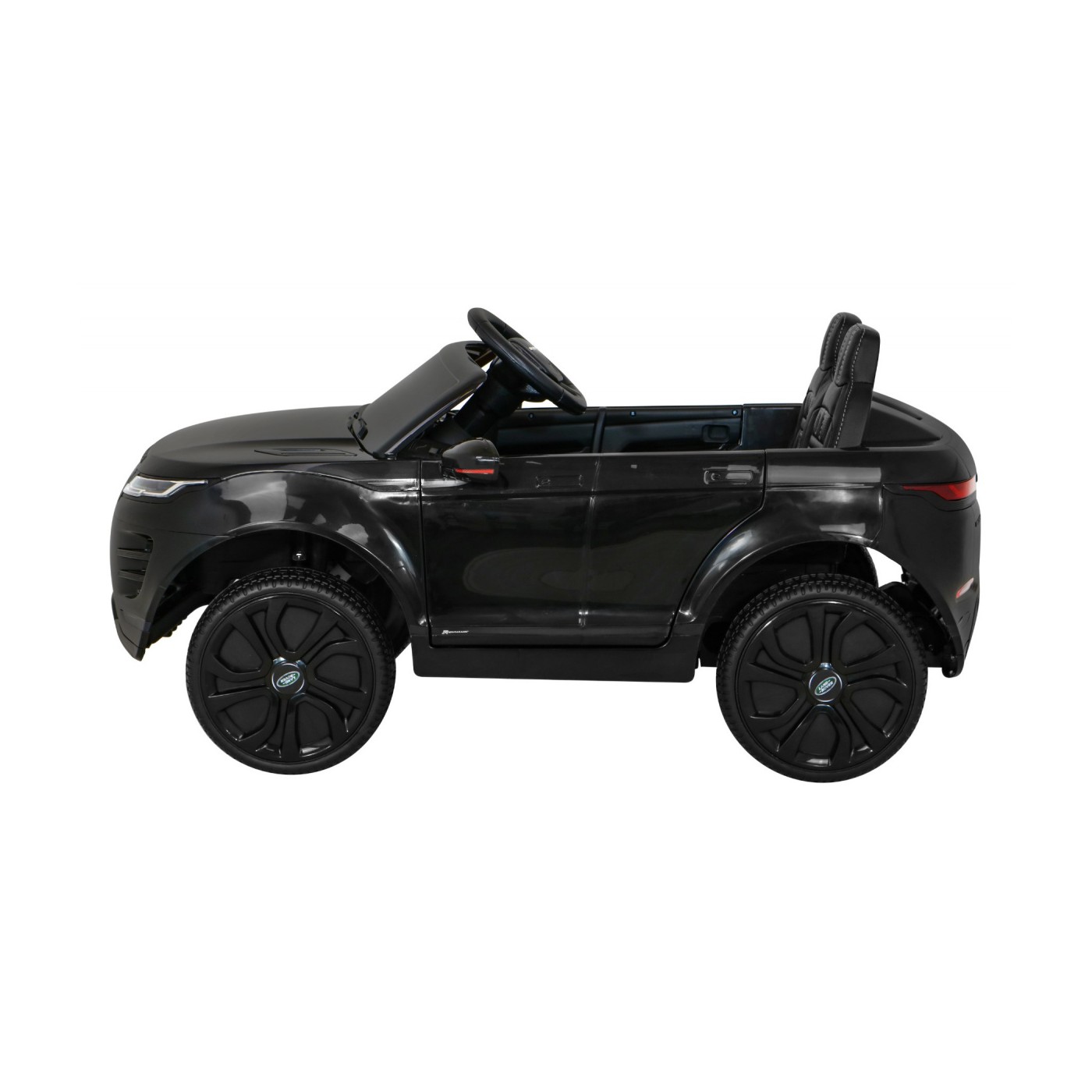 Dětská baterie Range Rover Evoque černá + dálkové ovládání + pomalý start + MP3 LED