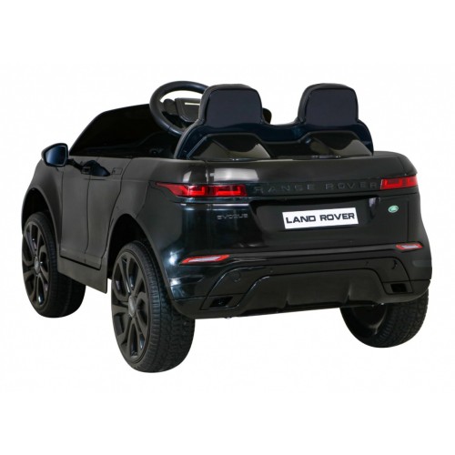 Dětská baterie Range Rover Evoque černá + dálkové ovládání + pomalý start + MP3 LED