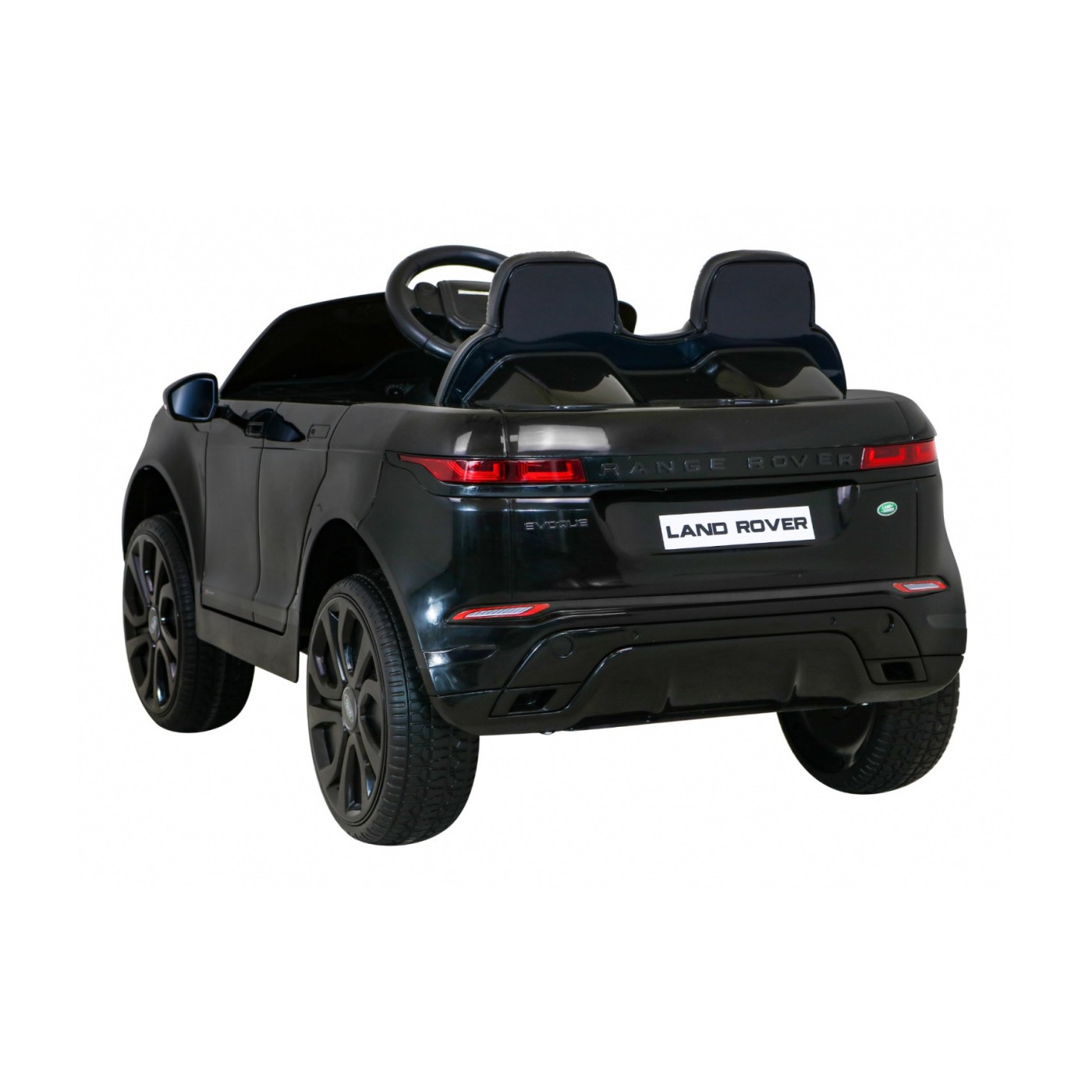 Dětská baterie Range Rover Evoque černá + dálkové ovládání + pomalý start + MP3 LED