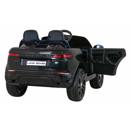 Dětská baterie Range Rover Evoque černá + dálkové ovládání + pomalý start + MP3 LED