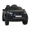 Dětská baterie Range Rover Evoque černá + dálkové ovládání + pomalý start + MP3 LED