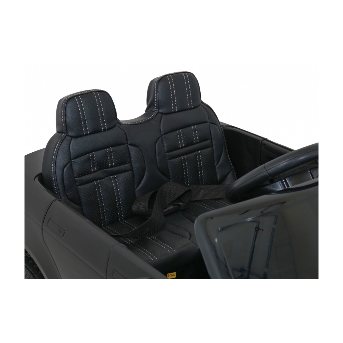 Dětská baterie Range Rover Evoque černá + dálkové ovládání + pomalý start + MP3 LED