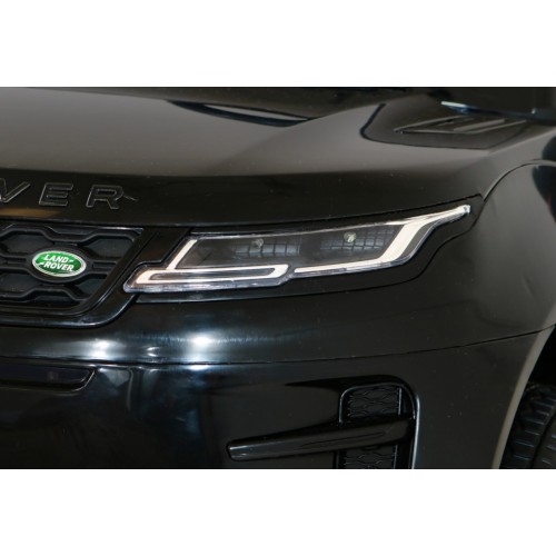 Dětská baterie Range Rover Evoque černá + dálkové ovládání + pomalý start + MP3 LED