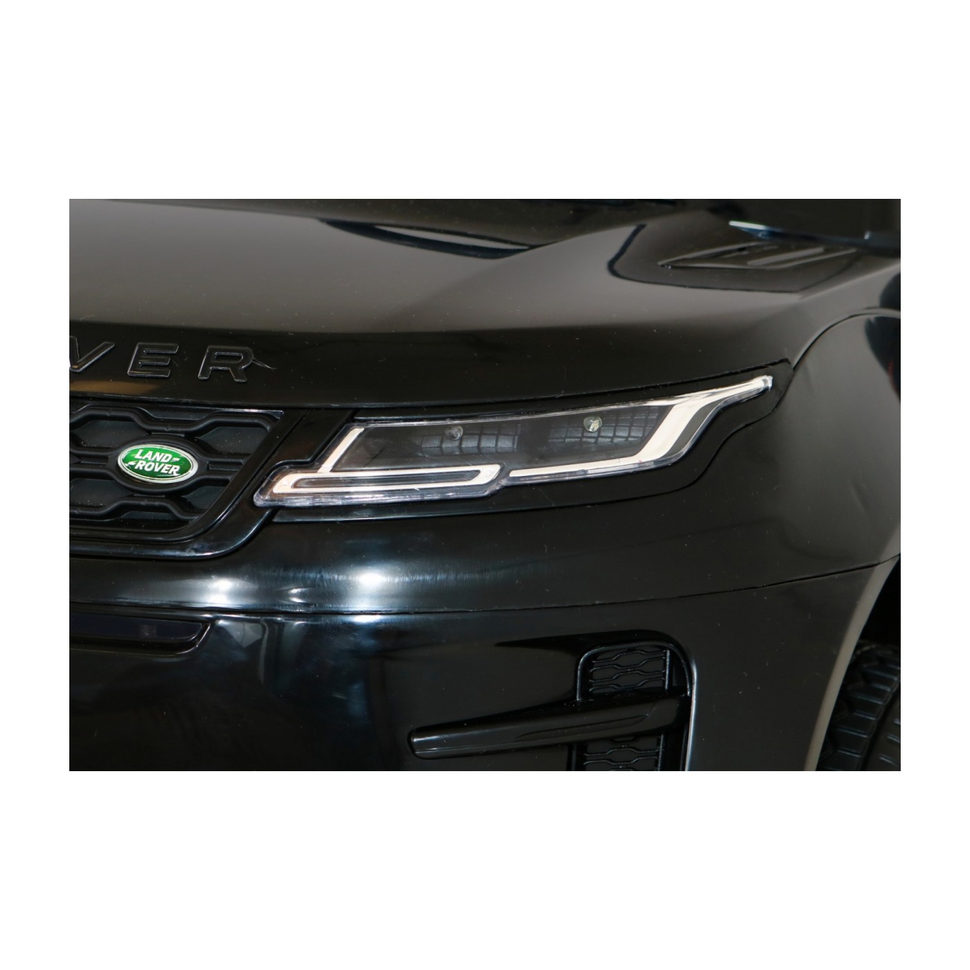 Dětská baterie Range Rover Evoque černá + dálkové ovládání + pomalý start + MP3 LED