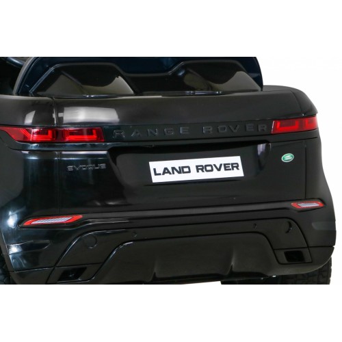 Dětská baterie Range Rover Evoque černá + dálkové ovládání + pomalý start + MP3 LED