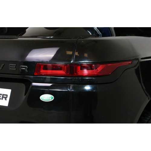 Dětská baterie Range Rover Evoque černá + dálkové ovládání + pomalý start + MP3 LED