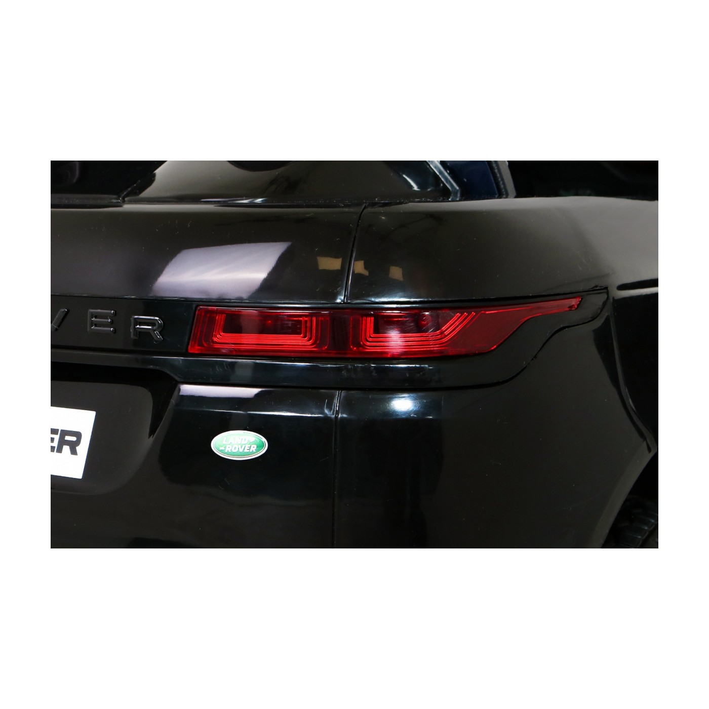 Dětská baterie Range Rover Evoque černá + dálkové ovládání + pomalý start + MP3 LED