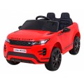 Range Rover Evoque na dětskou baterii červená + dálkové ovládání + pomalý start + MP3 LED