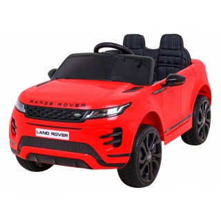 Range Rover Evoque na dětskou baterii červená + dálkové ovládání + pomalý start + MP3 LED