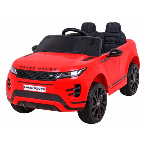 Range Rover Evoque na dětskou baterii červená + dálkové ovládání + pomalý start + MP3 LED