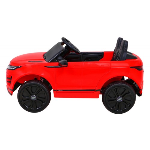 Range Rover Evoque na dětskou baterii červená + dálkové ovládání + pomalý start + MP3 LED