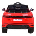 Range Rover Evoque na dětskou baterii červená + dálkové ovládání + pomalý start + MP3 LED