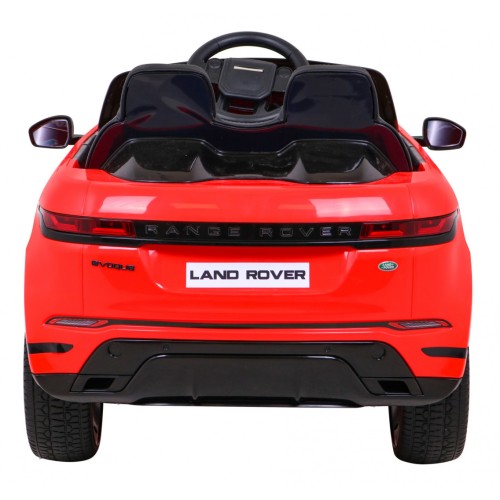 Range Rover Evoque na dětskou baterii červená + dálkové ovládání + pomalý start + MP3 LED