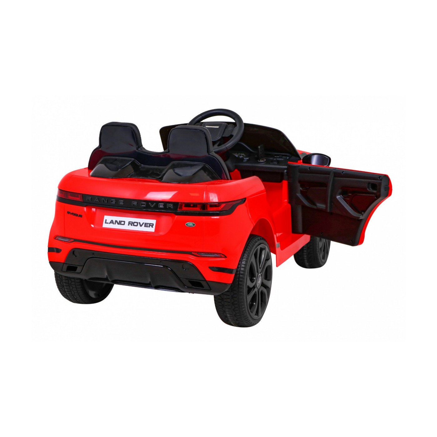 Range Rover Evoque na dětskou baterii červená + dálkové ovládání + pomalý start + MP3 LED
