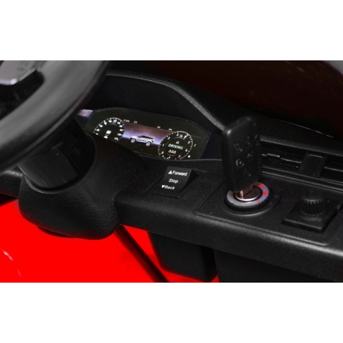 Range Rover Evoque na dětskou baterii červená + dálkové ovládání + pomalý start + MP3 LED