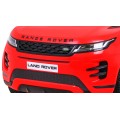 Range Rover Evoque na dětskou baterii červená + dálkové ovládání + pomalý start + MP3 LED