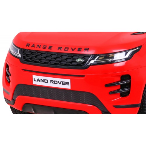Range Rover Evoque na dětskou baterii červená + dálkové ovládání + pomalý start + MP3 LED