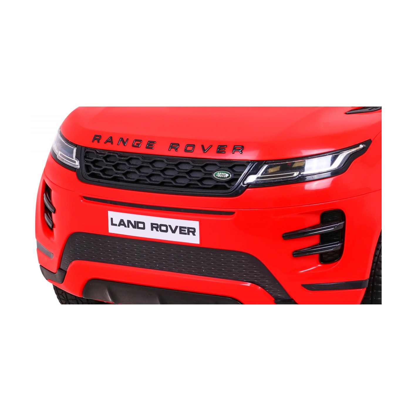 Range Rover Evoque na dětskou baterii červená + dálkové ovládání + pomalý start + MP3 LED