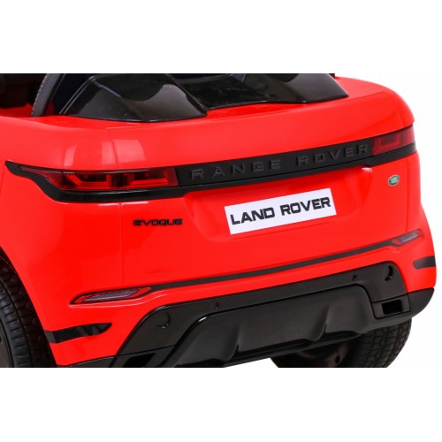 Range Rover Evoque na dětskou baterii červená + dálkové ovládání + pomalý start + MP3 LED