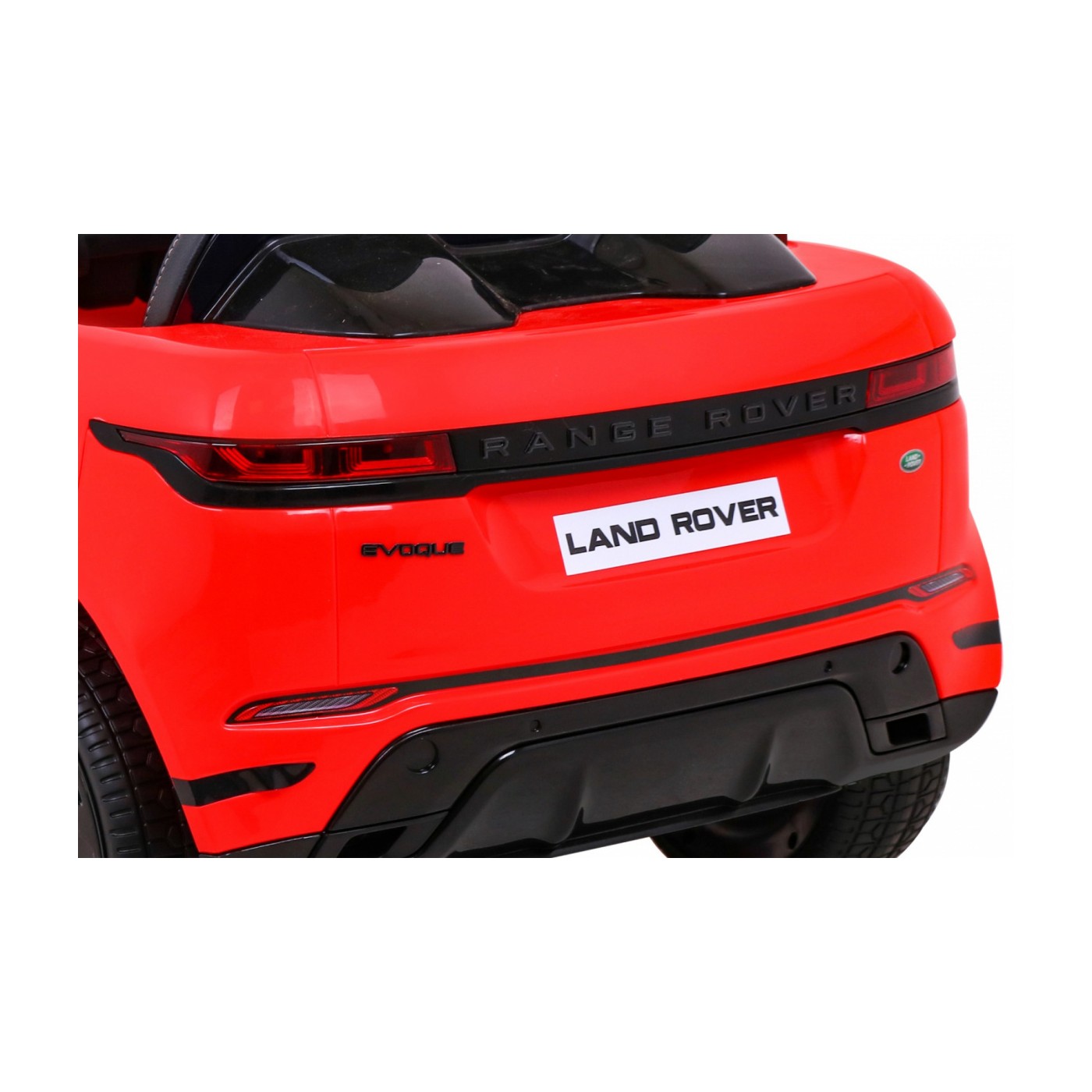 Range Rover Evoque na dětskou baterii červená + dálkové ovládání + pomalý start + MP3 LED