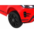 Range Rover Evoque na dětskou baterii červená + dálkové ovládání + pomalý start + MP3 LED
