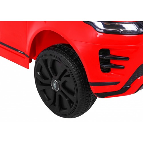 Range Rover Evoque na dětskou baterii červená + dálkové ovládání + pomalý start + MP3 LED