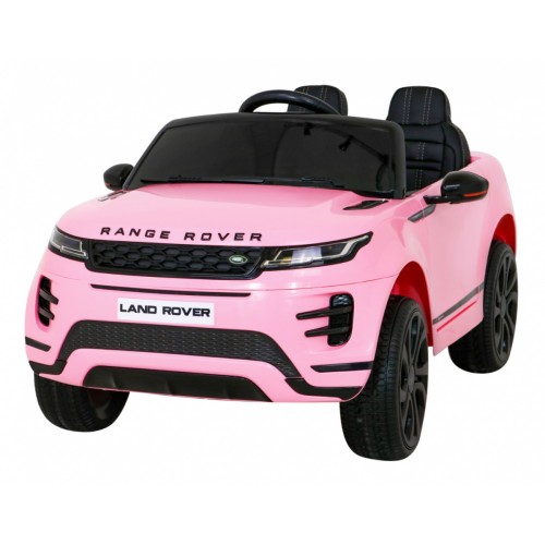 Range Rover Evoque na dětskou baterii růžová + dálkové ovládání + pomalý start + MP3 LED
