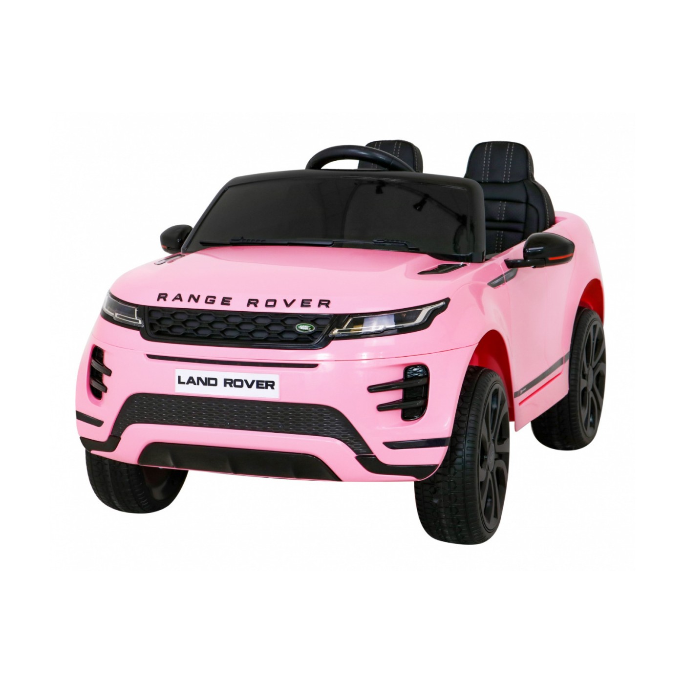Range Rover Evoque na dětskou baterii růžová + dálkové ovládání + pomalý start + MP3 LED