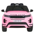 Range Rover Evoque na dětskou baterii růžová + dálkové ovládání + pomalý start + MP3 LED