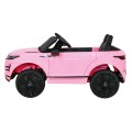 Range Rover Evoque na dětskou baterii růžová + dálkové ovládání + pomalý start + MP3 LED