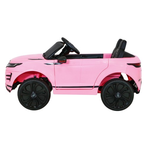 Range Rover Evoque na dětskou baterii růžová + dálkové ovládání + pomalý start + MP3 LED