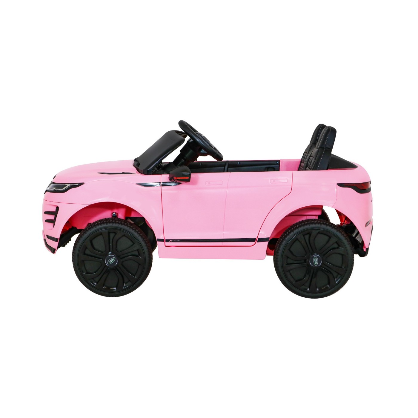 Range Rover Evoque na dětskou baterii růžová + dálkové ovládání + pomalý start + MP3 LED