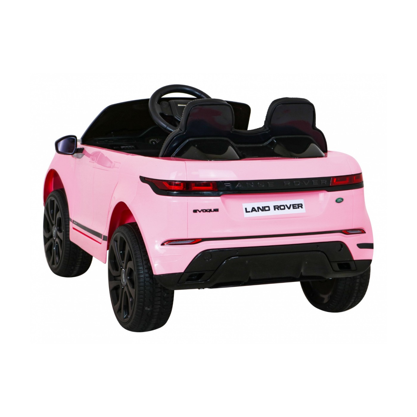 Range Rover Evoque na dětskou baterii růžová + dálkové ovládání + pomalý start + MP3 LED