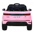 Range Rover Evoque na dětskou baterii růžová + dálkové ovládání + pomalý start + MP3 LED