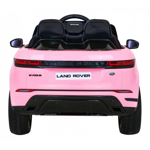 Range Rover Evoque na dětskou baterii růžová + dálkové ovládání + pomalý start + MP3 LED