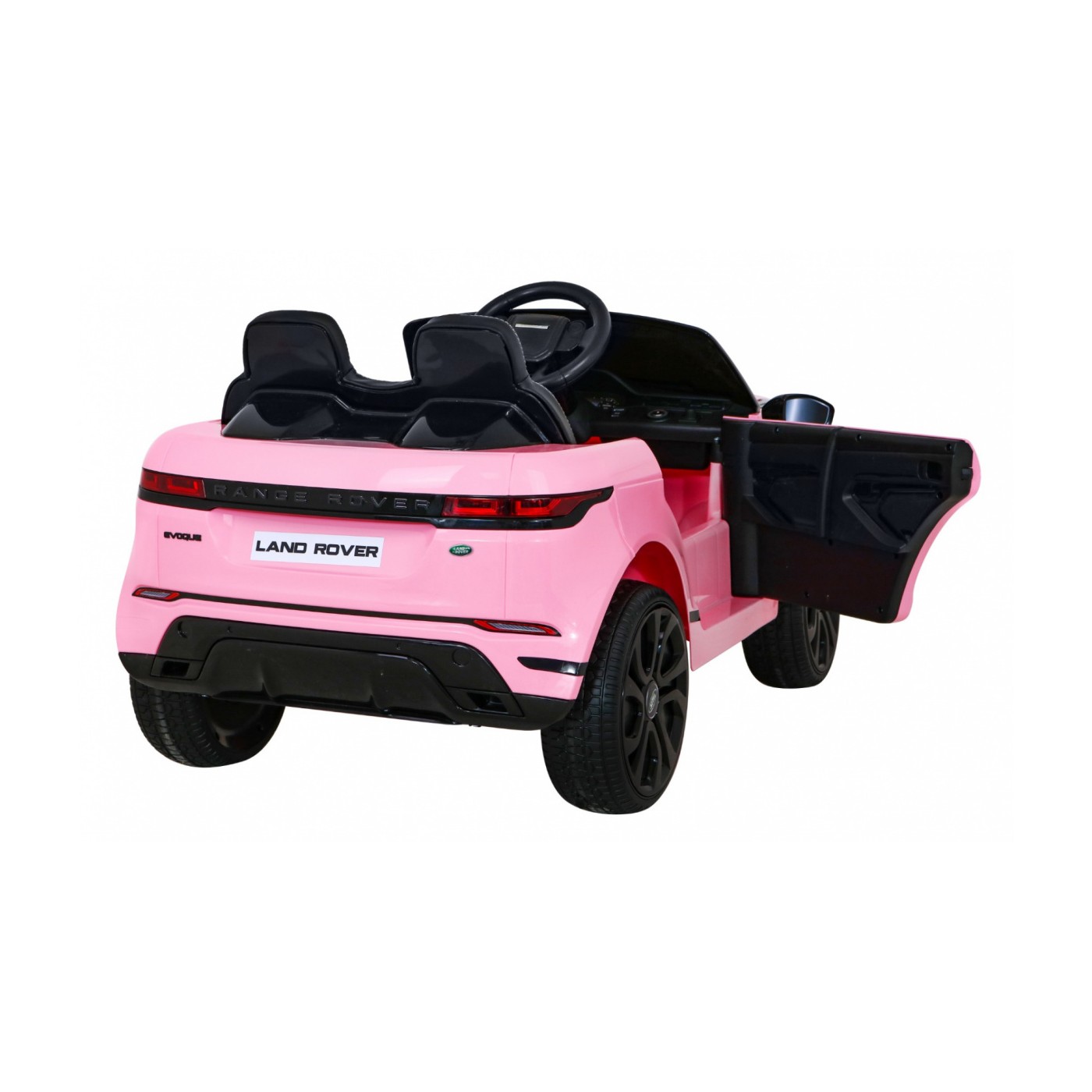 Range Rover Evoque na dětskou baterii růžová + dálkové ovládání + pomalý start + MP3 LED
