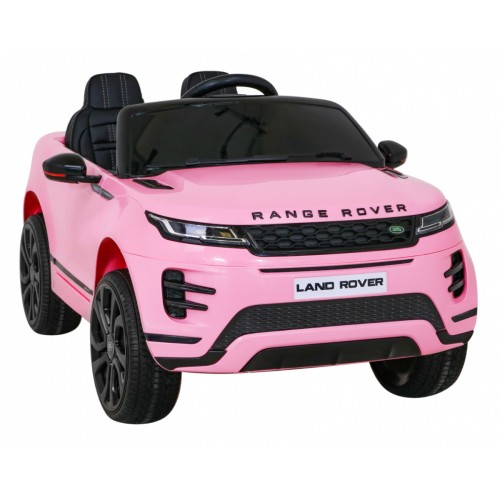 Range Rover Evoque na dětskou baterii růžová + dálkové ovládání + pomalý start + MP3 LED