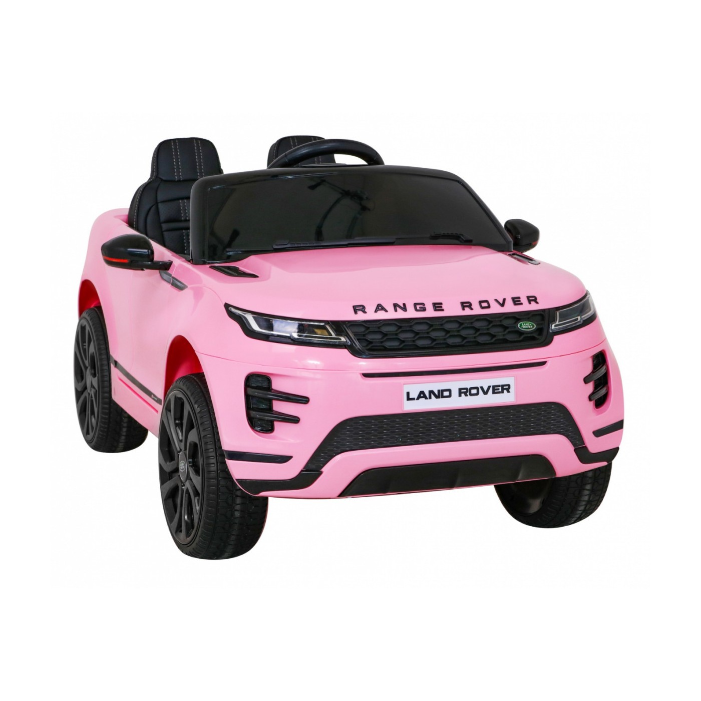 Range Rover Evoque na dětskou baterii růžová + dálkové ovládání + pomalý start + MP3 LED