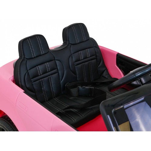 Range Rover Evoque na dětskou baterii růžová + dálkové ovládání + pomalý start + MP3 LED