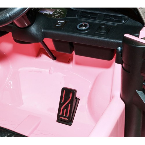 Range Rover Evoque na dětskou baterii růžová + dálkové ovládání + pomalý start + MP3 LED