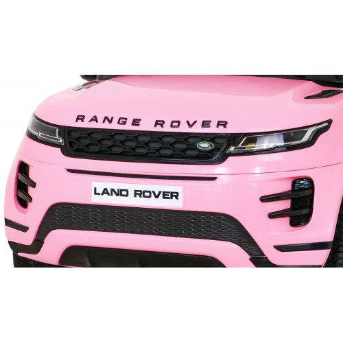 Range Rover Evoque na dětskou baterii růžová + dálkové ovládání + pomalý start + MP3 LED
