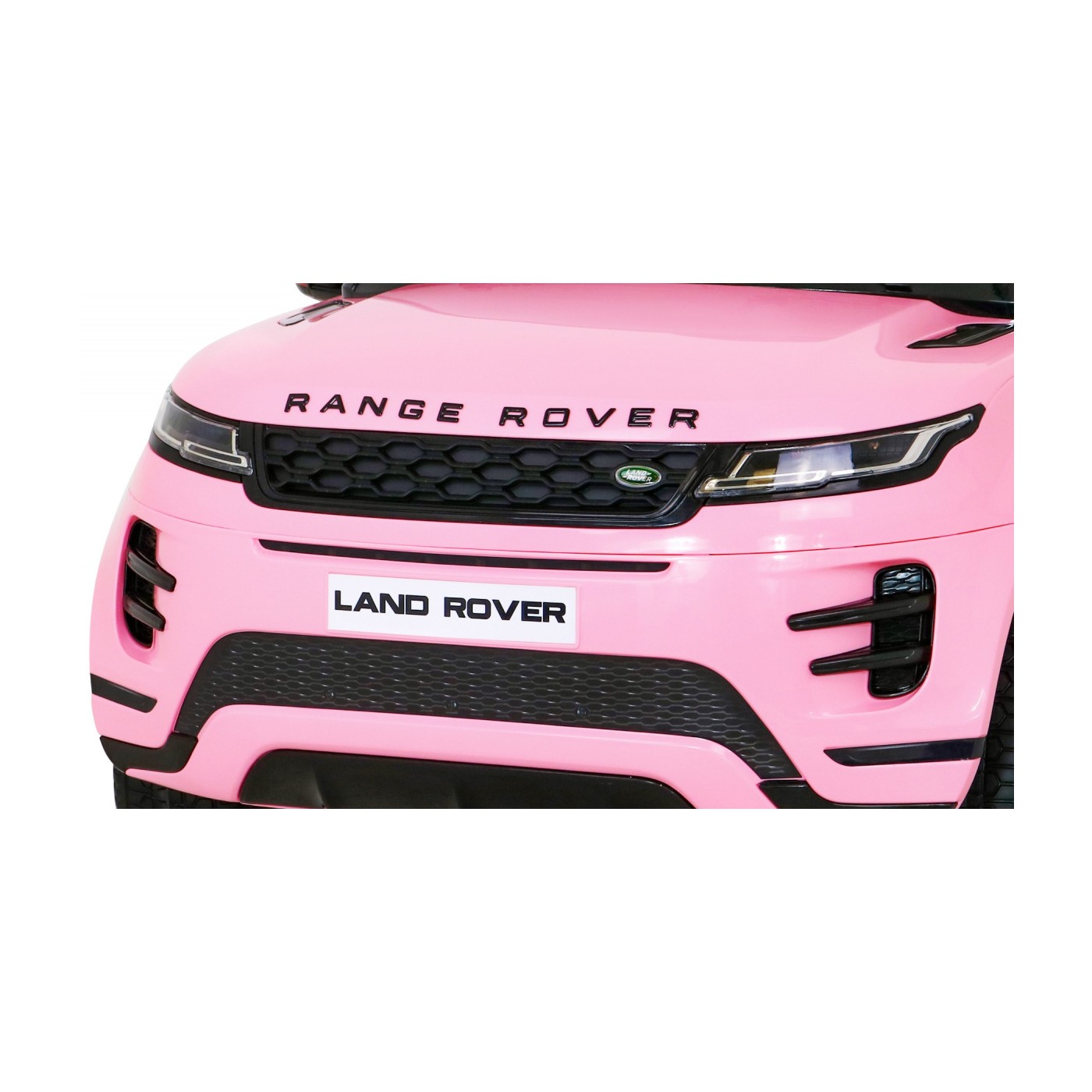 Range Rover Evoque na dětskou baterii růžová + dálkové ovládání + pomalý start + MP3 LED