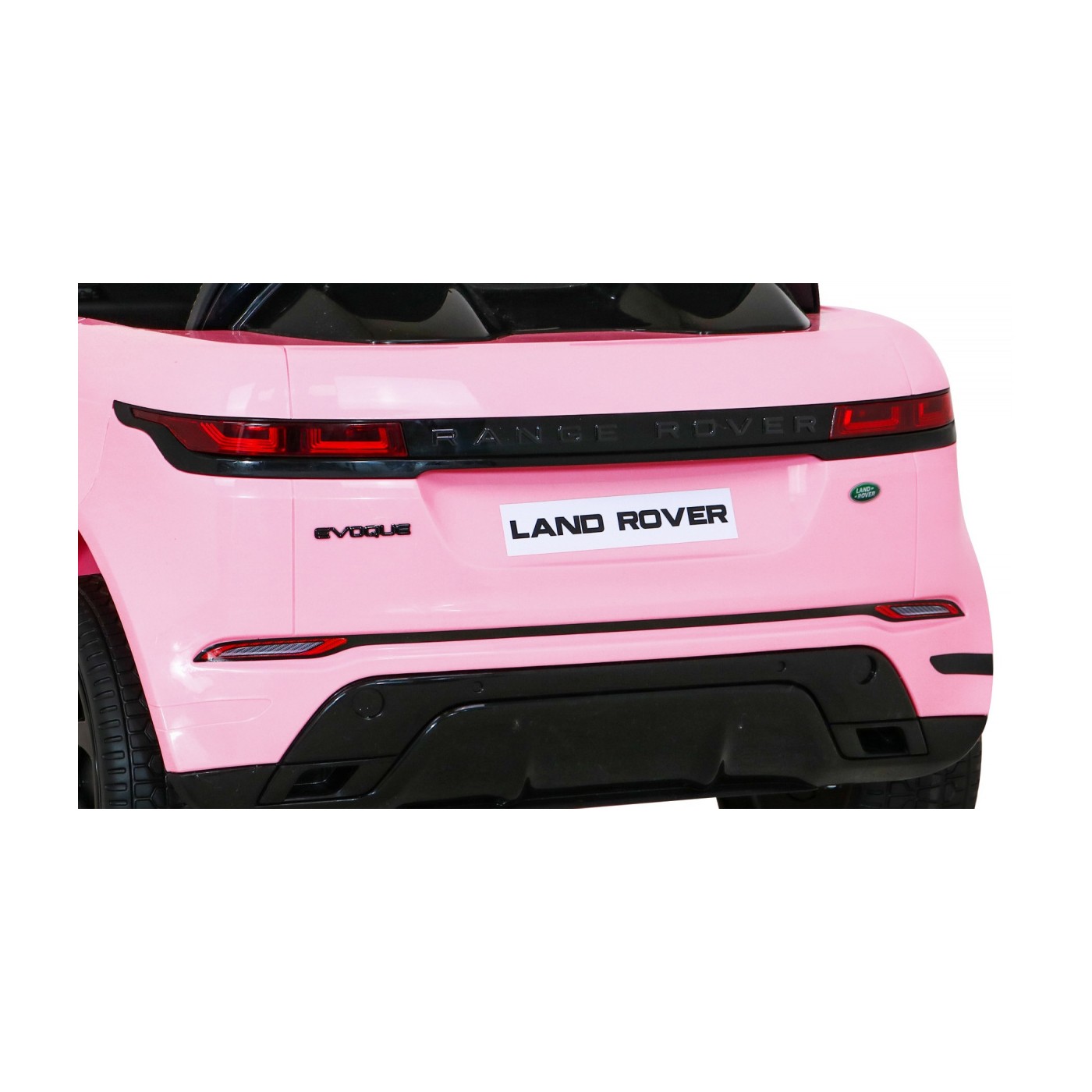 Range Rover Evoque na dětskou baterii růžová + dálkové ovládání + pomalý start + MP3 LED