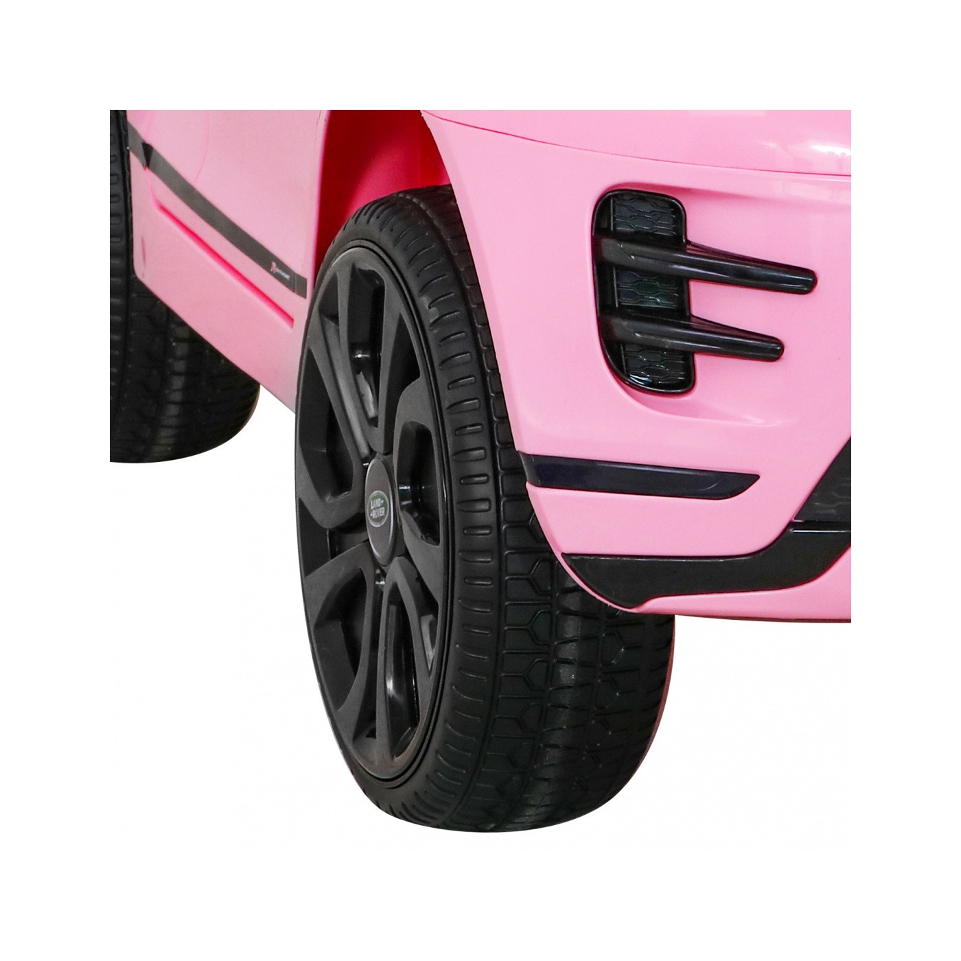 Range Rover Evoque na dětskou baterii růžová + dálkové ovládání + pomalý start + MP3 LED