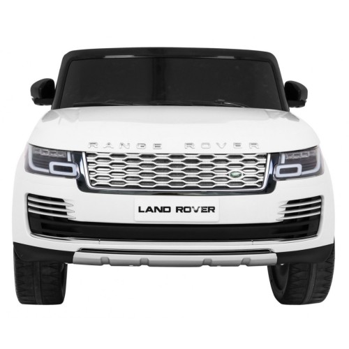 Range Rover HSE 2místné dětské auto bílé + dálkové ovládání + 5bodové pásy + audio panel + LED
