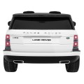 Range Rover HSE 2místné dětské auto bílé + dálkové ovládání + 5bodové pásy + audio panel + LED