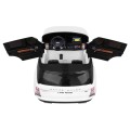 Range Rover HSE 2místné dětské auto bílé + dálkové ovládání + 5bodové pásy + audio panel + LED