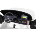 Range Rover HSE 2místné dětské auto bílé + dálkové ovládání + 5bodové pásy + audio panel + LED