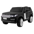 Range Rover HSE 2místné dětské auto černé + dálkové ovládání + 5bodové pásy + audio panel + LED
